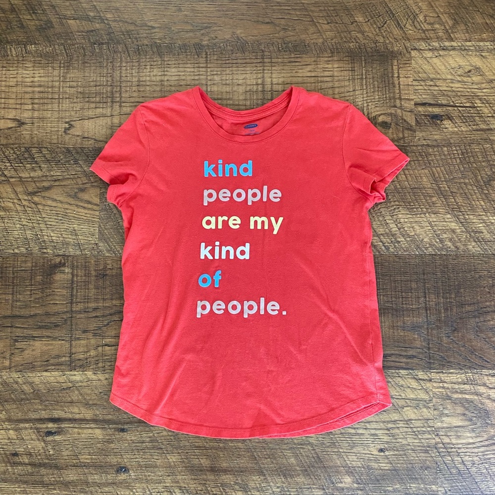 ❤️Old Navy Kind People Tee L (10/12) Girls